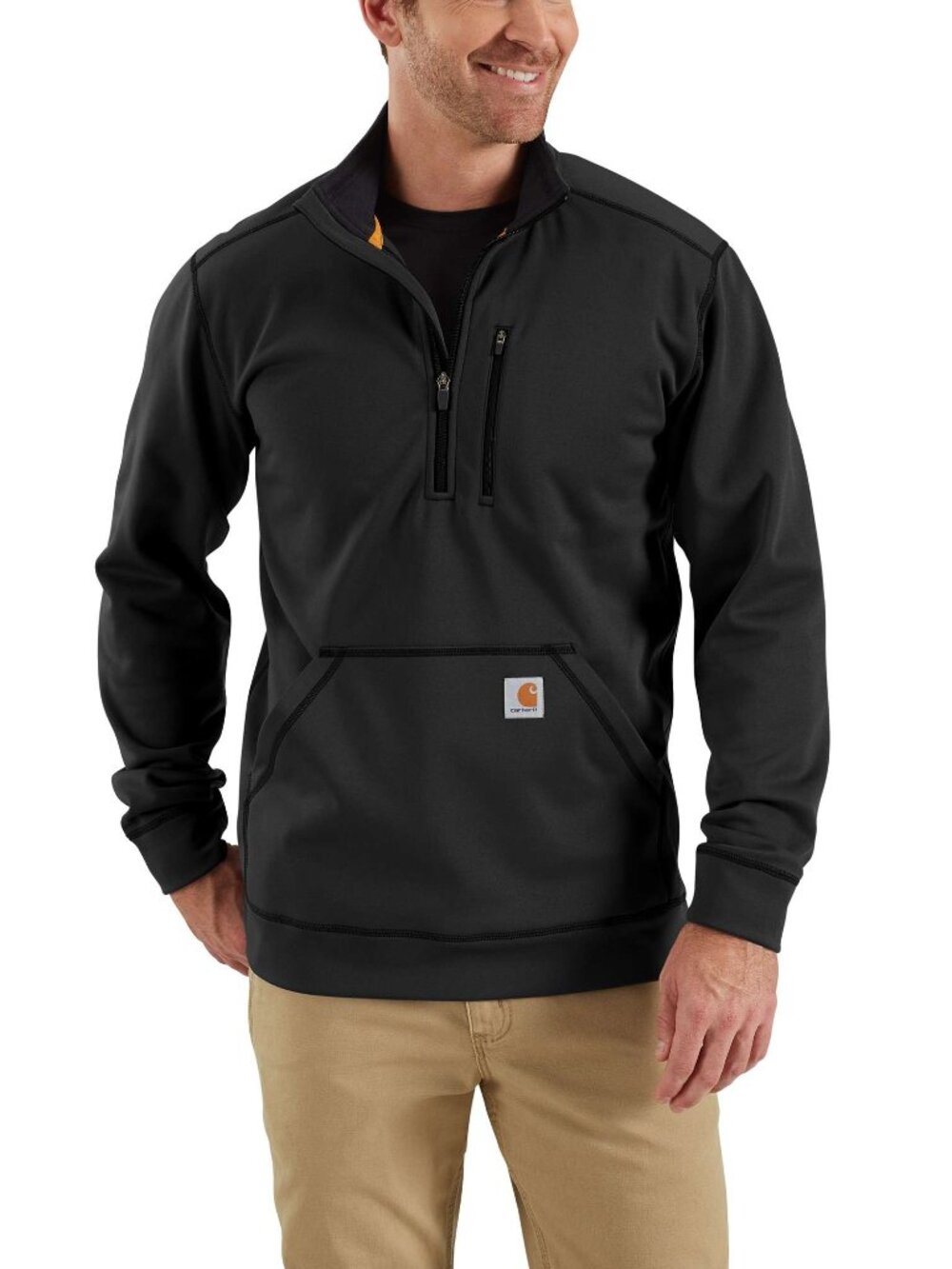 Carhartt Men's Force Extremes Mock Neck Half-Zip Sweatshirt Sz Large